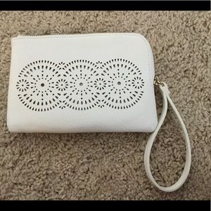 White Wristlet